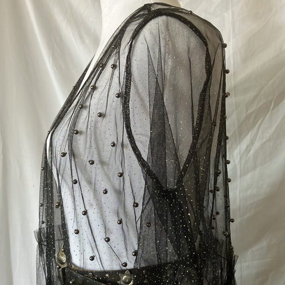 Cato Collection Limited Edition Sheer Studded Sparkle Duster - Picture 5 of 17